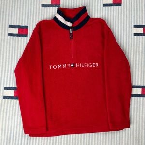 Tommy Hilfiger spell out  fleece pullover